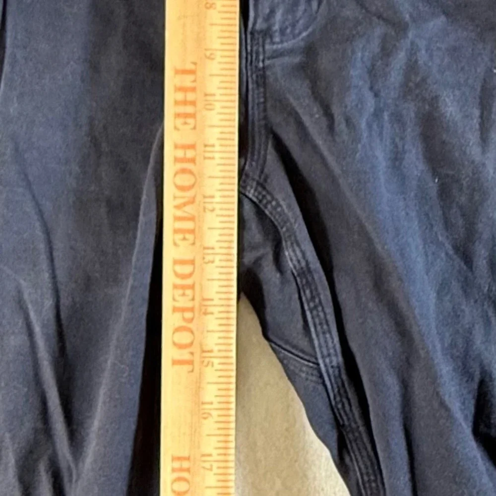 Duluth Trading Co Cargo Pants Mens 42x30 Flex Fire Hose Relaxed Fit Navy Blue